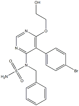2-[6-(benzylsulfamoylamino)-5-(4-bromophenyl)pyrimidin-4-yl]oxyethanol