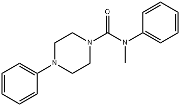 N-methyl-N,4-diphenylpiperazine-1-carboxamide Structure