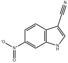 6-Nitro-1H-indole-3-carbonitrile Structure