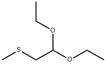 1,1-二乙氧基-2-(甲基硫烷基)乙烷, 4819-74-3, 结构式
