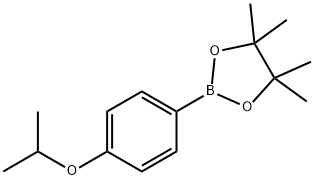 4-异丙氧基苯硼酸频呢醇酯 结构式