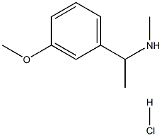 1-(3-METHOXYPHENYL)-N-METHYLETHANAMINE HYDROCHLORIDE Structure
