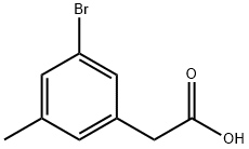 2-(3-溴-5-甲基苯基)乙酸, 51719-66-5, 结构式
