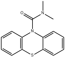 N,N-二甲基-10H-吩噻嗪-10-甲酰胺 结构式