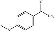 4-(メチルチオ)ベンゼンカルボチオアミド 化学構造式