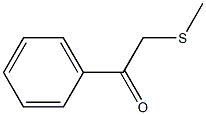 2-methylsulfanyl-1-phenyl-ethanone Structure