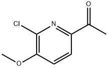 1-(6-Chloro-5-methoxy-pyridin-2-yl)-ethanone Structure