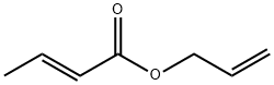 2-Butenoic acid, 2-propenyl ester, (E)- 化学構造式