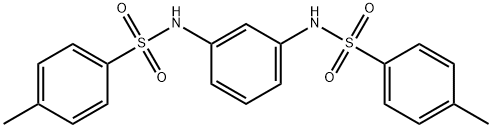 N,N′-(m-フェニレン)ビス(p-トルエンスルホンアミド) 化学構造式