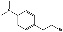 4-(2-溴乙基)-N,N-二甲基苯胺,56153-01-6,结构式