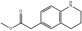 Methyl 2-(1,2,3,4-tetrahydroquinolin-6-yl)acetate Struktur