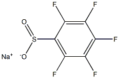 sodium:2,3,4,5,6-pentafluorobenzenesulfinate, 56892-66-1, 结构式