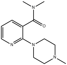 N,N-dimethyl-2-(4-methyl-piperazin-1-yl)-nicotinamide,57724-87-5,结构式