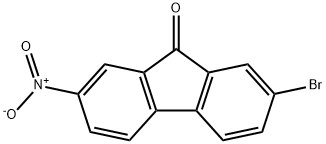 2-Bromo-7-nitro-fluoren-9-one Structure