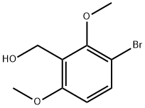 (3-BROMO-2,6-DIMETHOXYPHENYL)METHANOL Struktur
