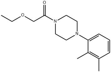 1-[4-(2,3-dimethylphenyl)piperazin-1-yl]-2-ethoxyethanone Structure