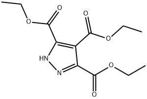 1H-吡唑-3,4,5-三羧酸三乙酯,60184-65-8,结构式