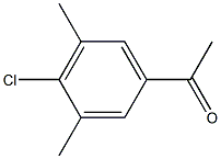 1-(4-chloro-3,5-dimethylphenyl)ethanone Struktur
