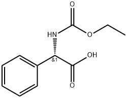 (S)-2-(ethoxycarbonylamino)-2-phenylacetic acid Structure