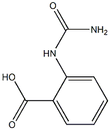 Benzoic acid, 2-[(aminocarbonyl)amino]- Struktur