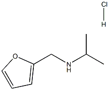 [(フラン-2-イル)メチル](プロパン-2-イル)アミン塩酸塩 化学構造式