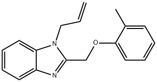 1-allyl-2-((o-tolyloxy)methyl)-1H-benzo[d]imidazole Structure