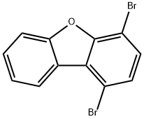 1,4-Dibromodibenzofuran Structure