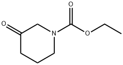 1-Piperidinecarboxylic acid, 3-oxo-, ethyl ester Structure
