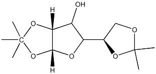 (3aR,6aR)-5-[(4R)-2,2-dimethyl-1,3-dioxolan-4-yl]-2,2-dimethyl-3a,5,6,6a-tetrahydrofuro[2,3-d][1,3]dioxol-6-ol:methane Structure
