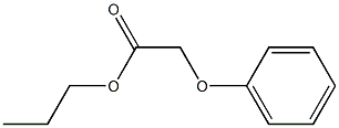 Acetic acid,2-phenoxy-, propyl ester Struktur