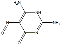 2,6-diamino-5-nitroso-1H-pyrimidin-4-one 化学構造式