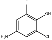 Phenol, 4-amino-2-chloro-6-fluoro- Struktur
