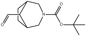 tert-butyl 8-formyl-3-azabicyclo[3.2.1]octane-3-carboxylate, 637301-17-8, 结构式