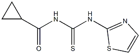 N-[(1,3-thiazol-2-ylamino)carbonothioyl]cyclopropanecarboxamide Structure