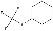 Cyclohexane, [(trifluoromethyl)thio]- Structure