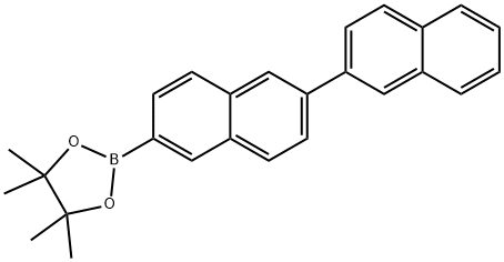 6-(2,2'-双萘)硼酸频哪醇酯 结构式