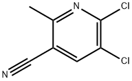 5,6-二氯-2-甲基烟腈,66122-95-0,结构式