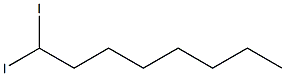 Octane, 1,1-diiodo- Structure