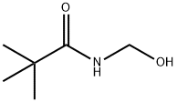 N-(HYDROXYMETHYL)-2,2-DIMETHYLPROPANAMIDE 化学構造式
