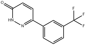 6-(3-(三氟甲基)苯基)哒嗪-3-醇, 66548-62-7, 结构式