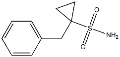 Cyclopropanesulfonamide, 1-(phenylmethyl)- Structure