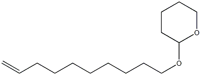 2H-Pyran, 2-(9-decenyloxy)tetrahydro- 化学構造式