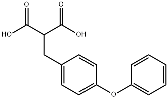 2-[(4-Phenoxyphenyl)methyl]propanedioic acid,683216-96-8,结构式
