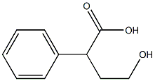 Benzeneaceticacid, a-(2-hydroxyethyl)- Structure