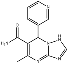 5-methyl-7-(pyridin-3-yl)-4,7-dihydro-[1,2,4]triazolo[1,5-a]pyrimidine-6-carboxamide Structure