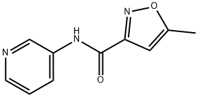 5-methyl-N-(pyridin-3-yl)isoxazole-3-carboxamide 结构式