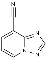 [1,2,4]triazolo[1,5-a]pyridine-8-carbonitrile Struktur