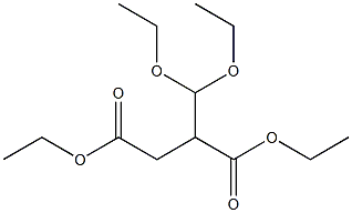 diethyl 2-(diethoxymethyl)butanedioate Struktur