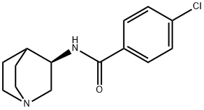 Benzamide, N-(3R)-1-azabicyclo[2.2.2]oct-3-yl-4-chloro- Structure