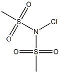 Methanesulfonamide, N-chloro-N-(methylsulfonyl)- Struktur